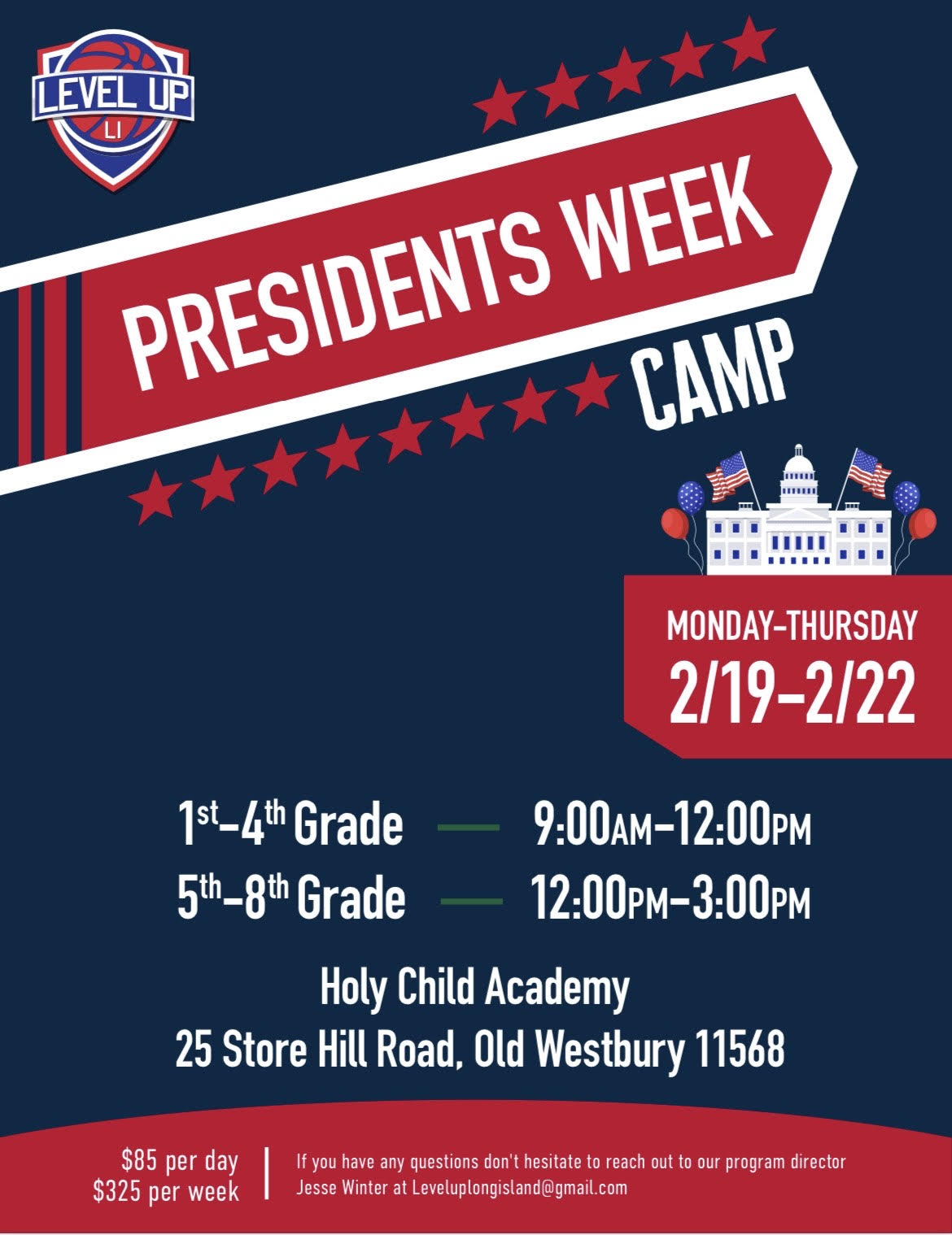 Presidents Week Camp 2024